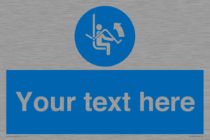 Custom Mandatory: Open safety bar of chairlift